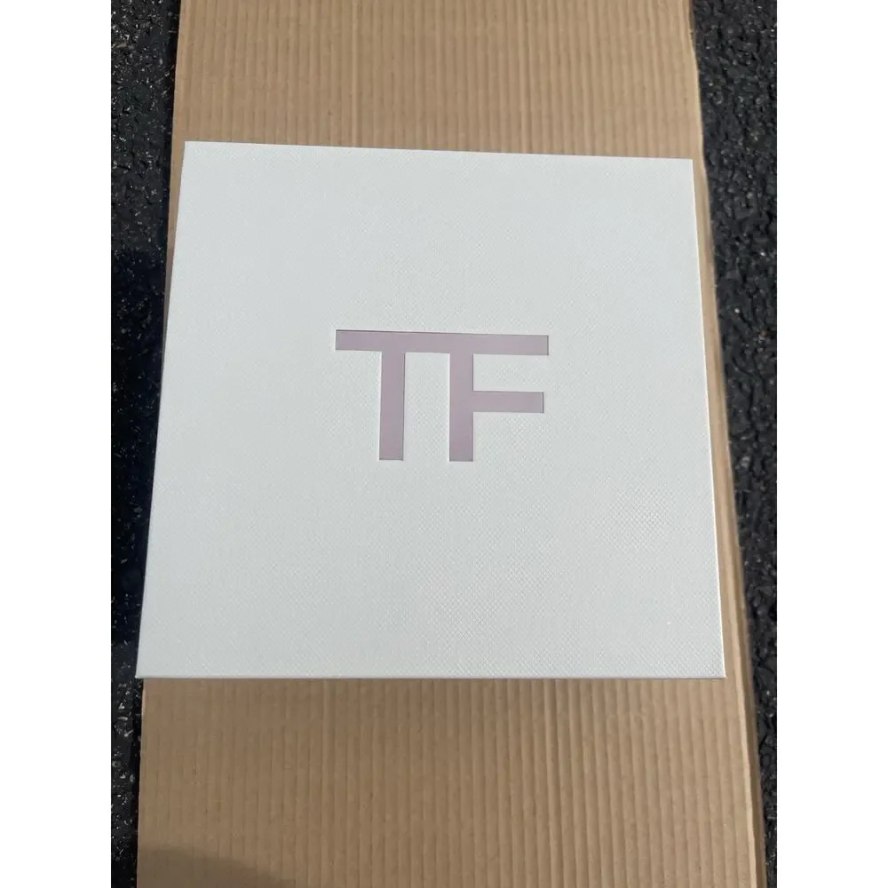 Tom Ford Crème Empty Gift Box Collapsible, Authentic 8” x 8” x 4”